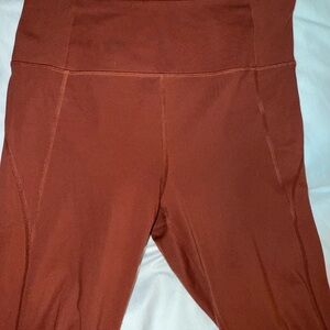 Girlfriend Collective Women's High-Waisted Rust Pants